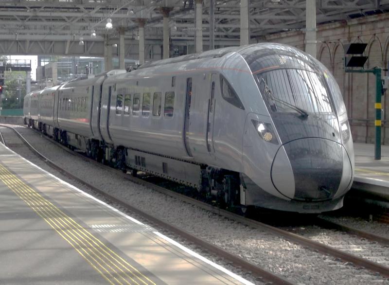 802206 at Edinburgh: Yet to be branded TPE Nova 3 802206 arrives at Edinburgh Waverley with 3S01 a Training and Mileage accumulation run from Newcastle to Edinburgh on Monday 19th August 2019. Photo of 802206 at Edinburgh