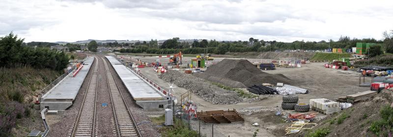 KINTORE WIP 20.8.19.jpg: WIP KINTORE ON THE DAY SERVICES STARTED TO USE THE REDOUBLED LINE SECTION FROM DYCE TO INVERURIE--20.8.19 Photo of KINTORE WIP 20.8.19.jpg