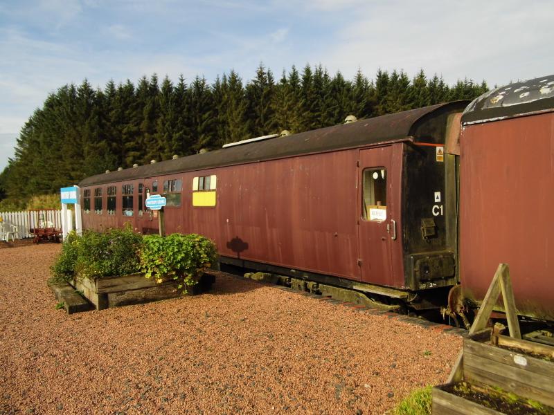 4BIG car 69316 Whitrope 24/08/19: This former NSE 4BIG EMU car is now used as a buffet at Whitrope station on the WRHA. This and an adjacent coach contain many interesting Waverley route related items. Photo of 4BIG car 69316 Whitrope 24/08/19