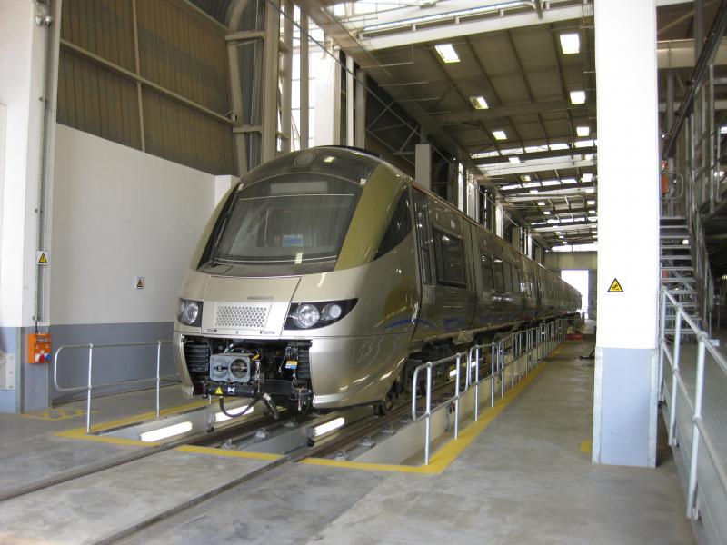 Gautrain Coupler: Gautrain Electrostar @ Midrand Depot 24-08-2010 Photo of Gautrain Coupler