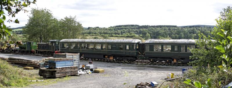 BEMU WEST LODGE PLATFORM 7.9.19.jpg: ROYAL DEESIDE RAILWAY Photo of BEMU WEST LODGE PLATFORM 7.9.19.jpg