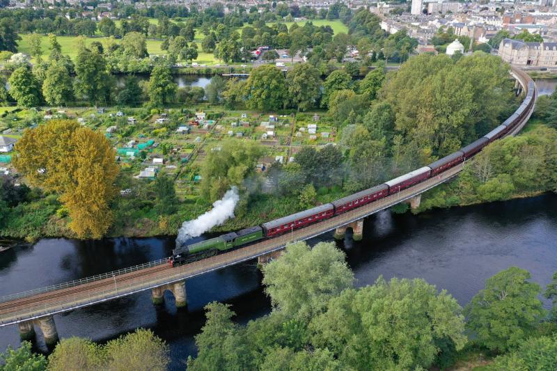 Photo of Tornado departing Perth.