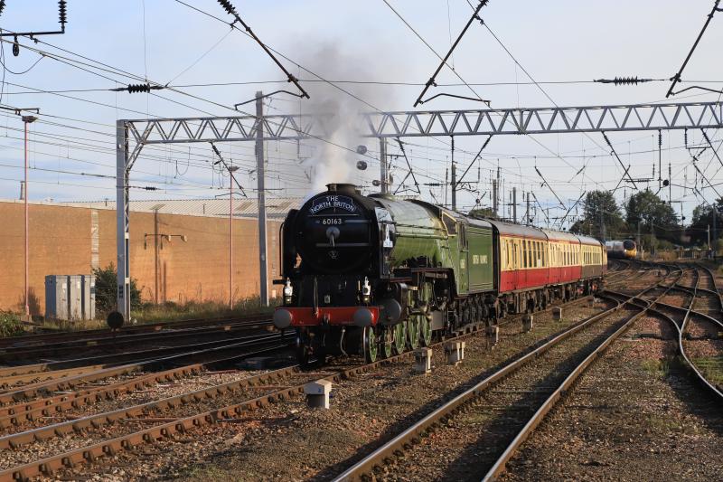 1Z70: 60163 on 1Z70 08.16 London Kings Cross to Carlisle approaching Carlisle 97 minutes late on 28/09/2019 Photo of 1Z70