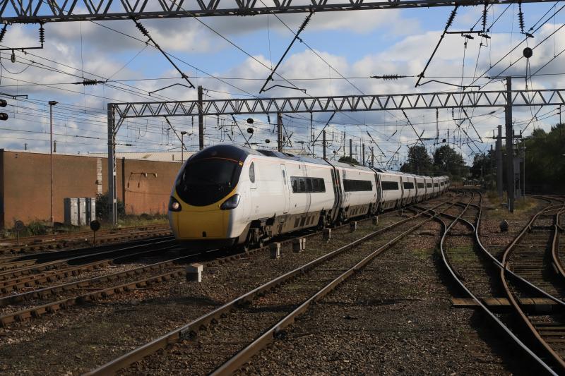 White Pendolino: 390151 on 1S58 11.30 Euston to Glasgow approaching Carlisle on 28/09/2019 Photo of White Pendolino