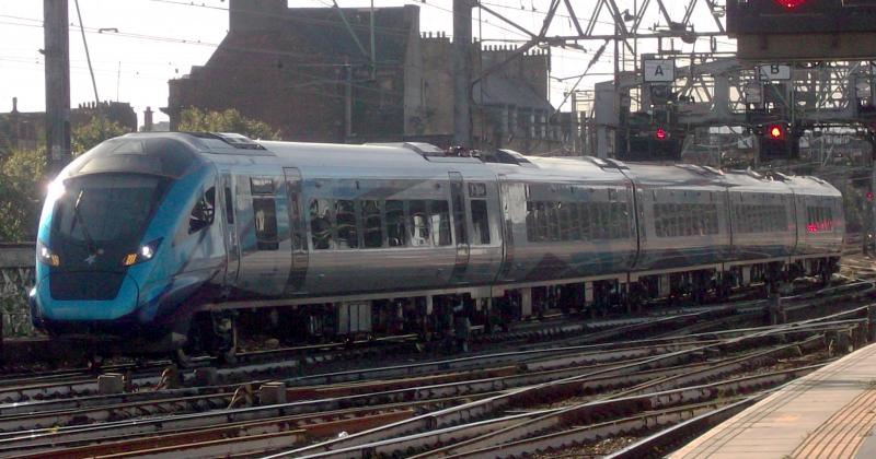 397005 at Glasgow Central: TPE Nova 3 397005 arrives at Glasgow Central with 5S41, a Staff training and mileage accumulation run on Wednesday 2nd October 2019. Photo of 397005 at Glasgow Central
