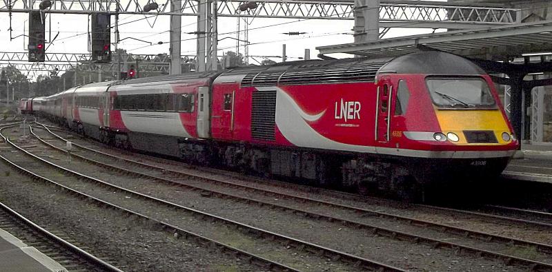 43306 at Carlisle: Probably not around for too much longer. LNER 43306 arrives at Carlisle with a diverted service from Leeds to Edinburgh on Saturday 5th October 2019. Classmate 43317 is on the rear. Photo of 43306 at Carlisle