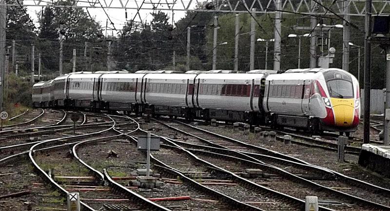 800112 at Carlisle: The shape of things to come, LNER Azuma 800112 arrives at Carlisle with a diverted service from London Kings Cross to Edinburgh on Saturday 5th October 2019. Photo of 800112 at Carlisle