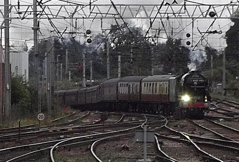 60163 at Carlisle: 60163 Tornado arrives at Carlisle with a Charter from Leicester on Saturday 5th October 2019. Photo of 60163 at Carlisle