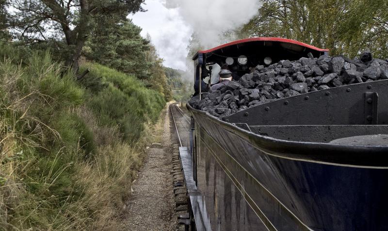 CLEAR ROAD AHEAD STRATHSPEY RLY 9.10.19 (2).jpg: Photo of CLEAR ROAD AHEAD STRATHSPEY RLY 9.10.19 (2).jpg