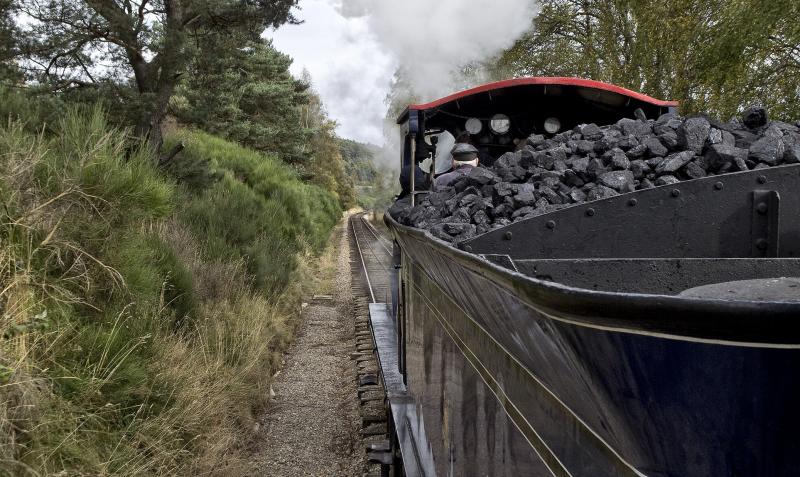 Photo of CLEAR ROAD AHEAD STRATHSPEY RLY 9.10.19 (2).jpg