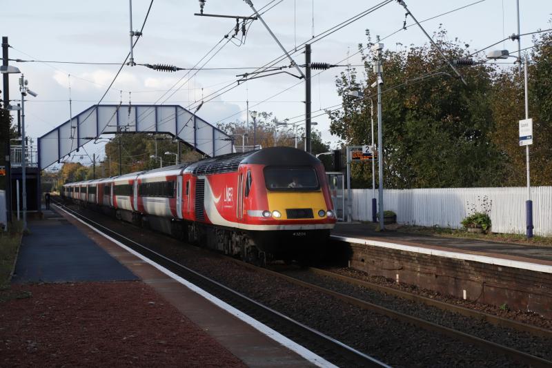 LNER at Slateford: 43206 + 43316 on 1W03 06.57 Newcastle to Edinburgh passing through Slateford on 12/10/2019 Photo of LNER at Slateford