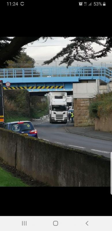 Bridge Strike: Falkirk Bridge Strike October 2019 Photo of Bridge Strike