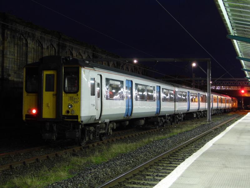 317337 Carlisle 16/10/19: 317337 on 5Q08 2229 Ilford- Kilmarnock at Carlisle Photo of 317337 Carlisle 16/10/19
