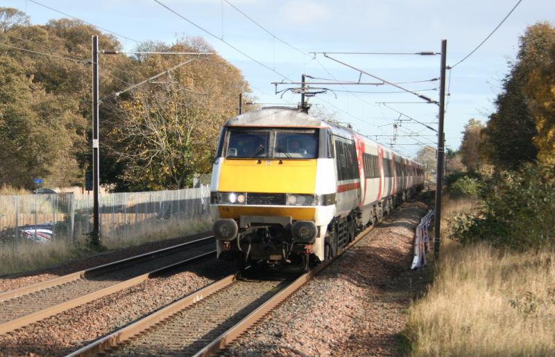 Photo of Class 91 number 91119 @ Longniddry 28/10/19