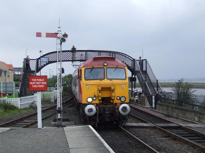 57311 Arriving at Bo'Ness: Photo of 57311 Arriving at Bo'Ness