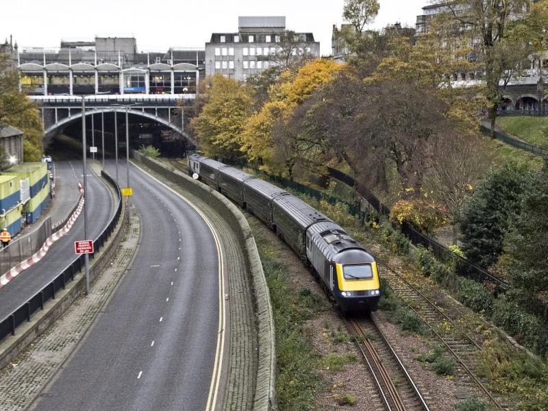 13.38 ABDN-IS UNION TERRACE GDNS 6.11.19.jpg: NOT SURE OF LEADING POWER CAR NUMBER----4317X? Photo of 13.38 ABDN-IS UNION TERRACE GDNS 6.11.19.jpg