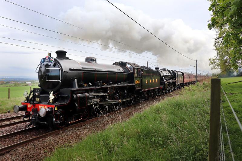 12 day steam tour: Edinburgh stranraer leg at mid calder jnc Photo of 12 day steam tour