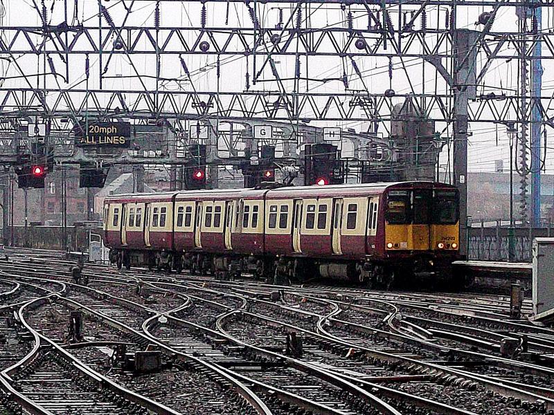 314202 at Glasgow Central: Probably not to be seen much longer is ScotRail 314202 arriving at Glasgow Central with the service from Newton on Monday 25th November 2019. Photo of 314202 at Glasgow Central