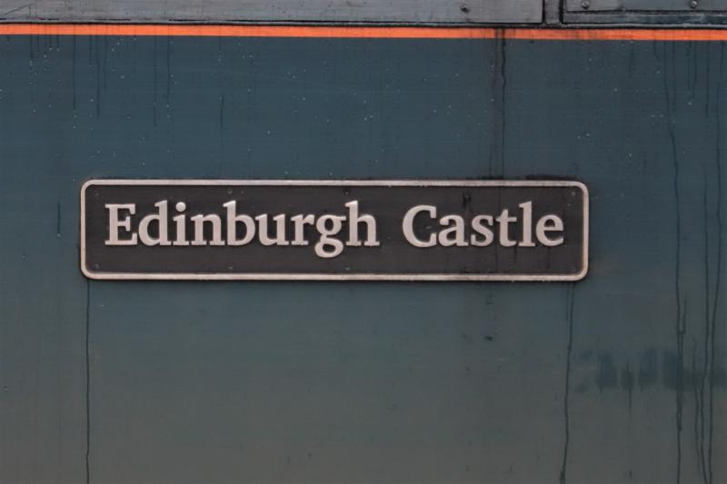 Edinburgh Castle: Nameplate of 47727 on 02/12/2019 Photo of Edinburgh Castle