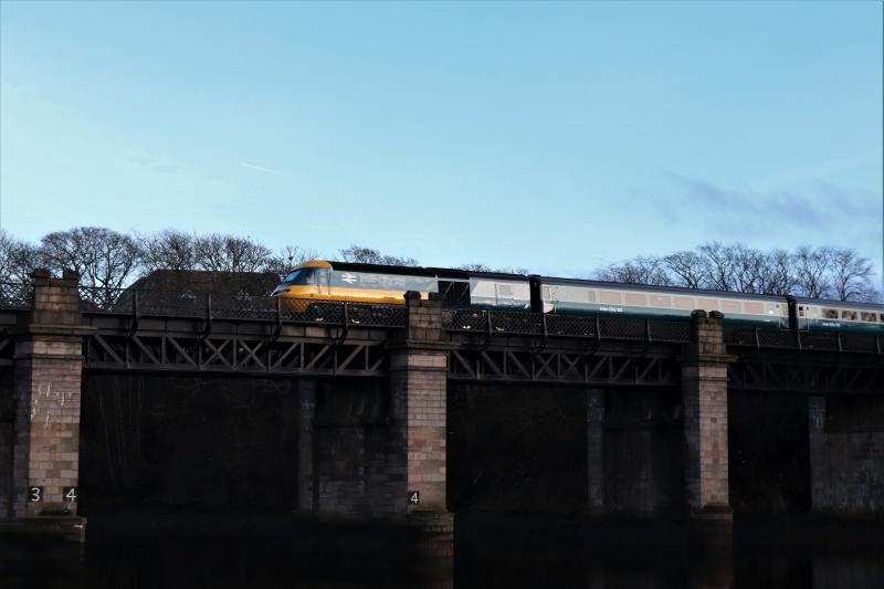 HST Farewell tour-Dee Viaduct Aberdeen 18th Decr. 2019: Looked brand new Photo of HST Farewell tour-Dee Viaduct Aberdeen 18th Decr. 2019