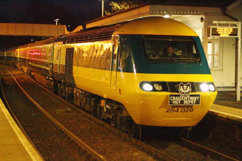 43112on 1Z25: 43112 at Inverkeithing with the Edinburgh-Edinburgh HST farewell for staff from Craigentinny depot via the Edinburgh sub and Fife Circle Photo of 43112on 1Z25