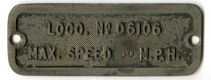 D6106.jpg: D6106 WAS ORIGINALLY LIMITED TO 75 MPH WITH IT'S ORIGINAL M.A.N. ENGINE.AFTER CONVERTING TO A CLASS 29 WITH IT'S MORE POWERFUL PAXMAN ENGINE, IT MANAGED TO SQUEEZE OUT AN EXTRA 5 MPH. Photo of D6106.jpg