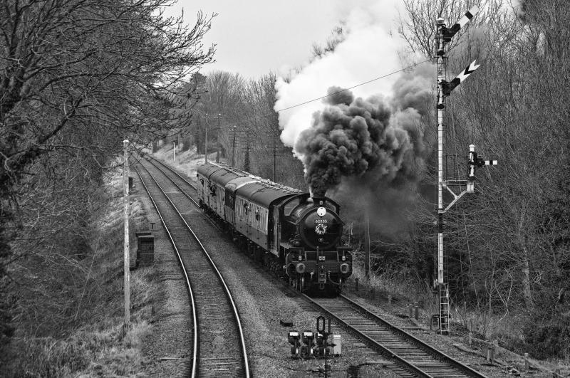 62005 APPROACHING QUORN GCR 25.1.20.jpg: FORMER SCOTTISH REGION LOCO AT THE RECENT G.C.R. WINTER STEAM GALA ON 25TH JAN 2020 Photo of 62005 APPROACHING QUORN GCR 25.1.20.jpg