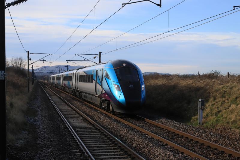 9M11: 802212 0n 9M11 11.33 Edinburgh to Liverpool Lime Street approaching Wallyford on 07/02/2020 running on Diesel power Photo of 9M11