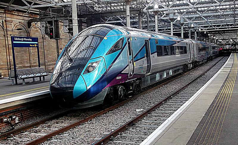 802205 at Edinburgh: Trans Pennine Express Nova 1, 802205 waits at Edinburgh Waverley, with a service to Liverpool on 9th February 2020. Photo of 802205 at Edinburgh