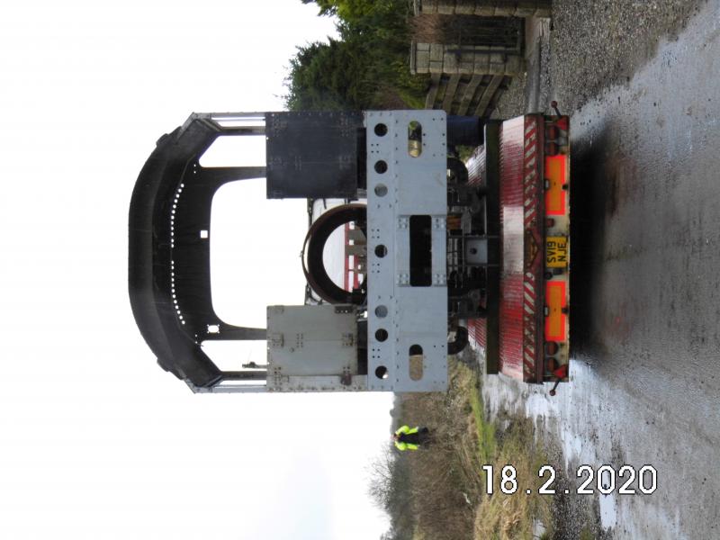 Photo of 46464 Frame leaves Bridge of Dun on 18 Feb 2020