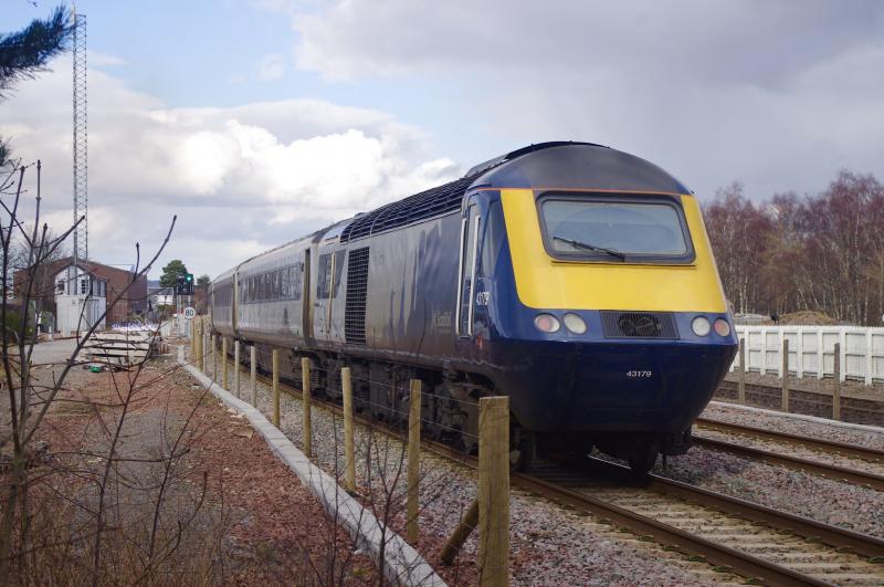 43169: 43169 departing Aviemore, 18Mar20. Photo of 43169