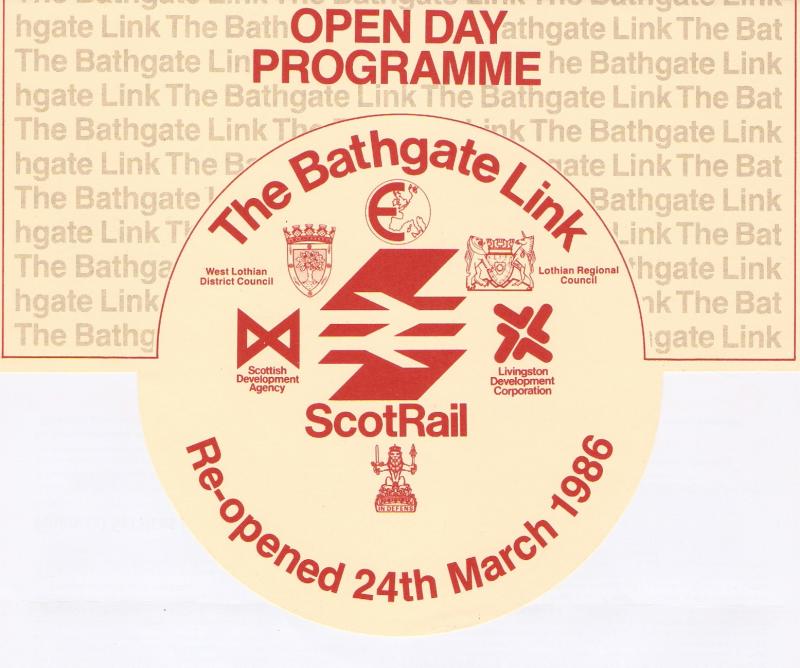 Photo of Bathgate open day 230386 programme p1