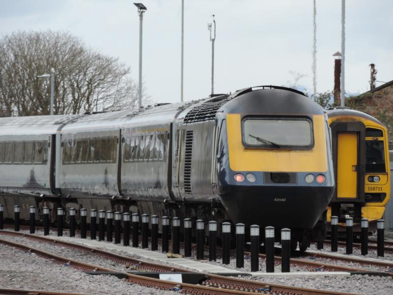 43140 @ Inverness T.M.D.: 43140 with 43151 on the front and Coach Set HA10 at Inverness T.M.D on 21/03/2020. Photo of 43140 @ Inverness T.M.D.