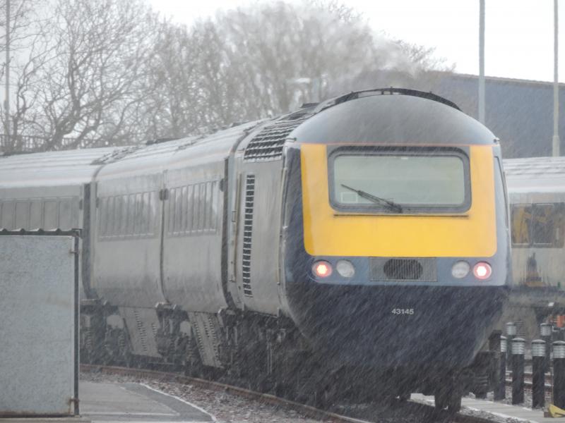 43145 @ Inverness T.M.D.: 43145 with 43012 on the front and Coach Set HA01 at Inverness T.M.D.on 28/03/2020 Photo of 43145 @ Inverness T.M.D.