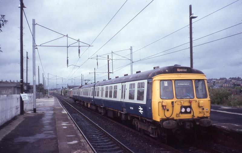 303014 at Coatbridge Central: 303014 was used for Douglas Blades' Photo of 303014 at Coatbridge Central