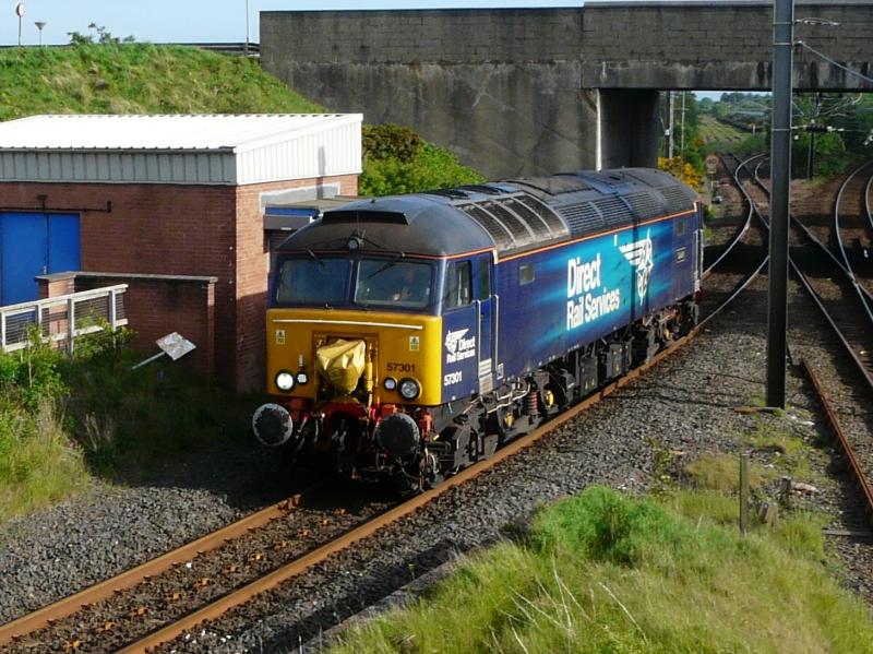 Photo of 57301 departs from Barassie running for ROG as 0S08 