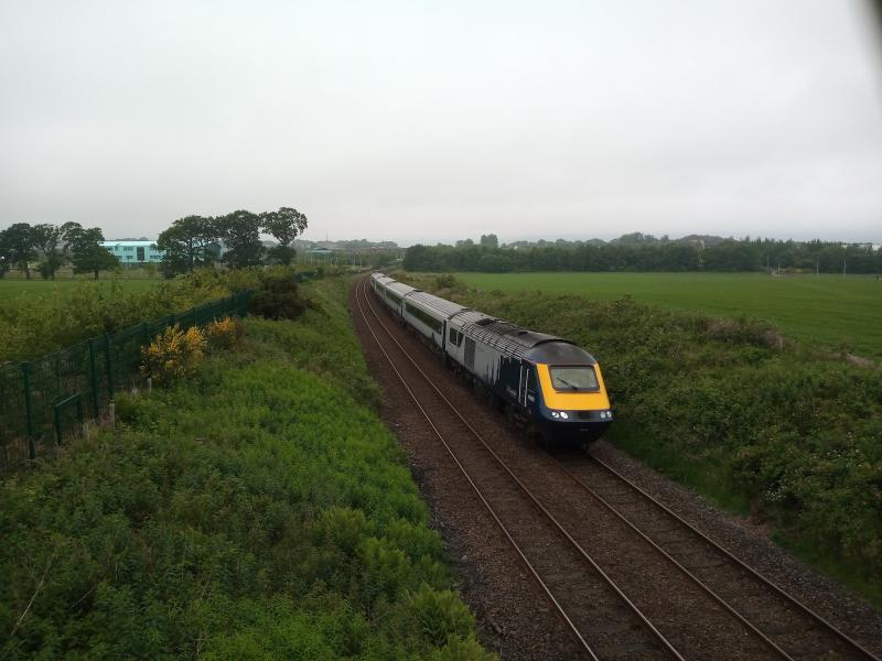 43030 @ Cradlehall - 13/06/2020: 43030 passes Cradlehall working the 1T98 0845 Inverness to Glasgow Queen Street on 13/06/2020. TnT 43125 with HA22. Photo of 43030 @ Cradlehall - 13/06/2020