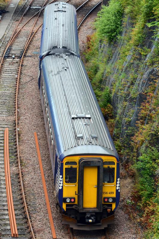 Photo of 156 499 Arriving At Oban Railway Station.