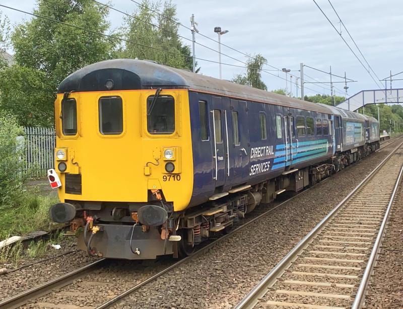 DRSO: Direct Rail Services DBSO 9710 trails behind the lead of bodysnatchers 57003 and 57311 headed for Bo’ness. Photo of DRSO