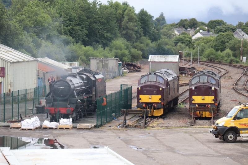 Photo of West Coast 45212 in Fort William Yard