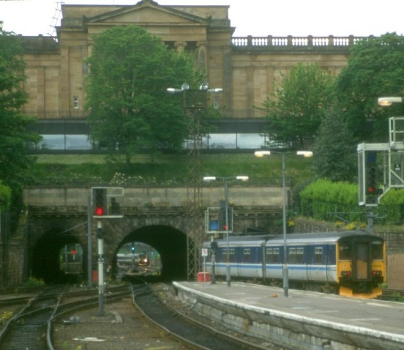 150252 departing Edinburgh: 150252 departing Edinburgh in September 1996
Bill www.gensheet.co.uk Photo of 150252 departing Edinburgh