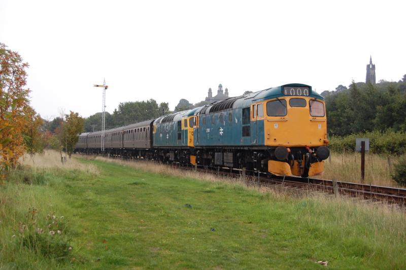 Two type 2's: 27001 leads 26024 on a Bo,Ness to birkhill train 27/09/08 Photo of Two type 2's
