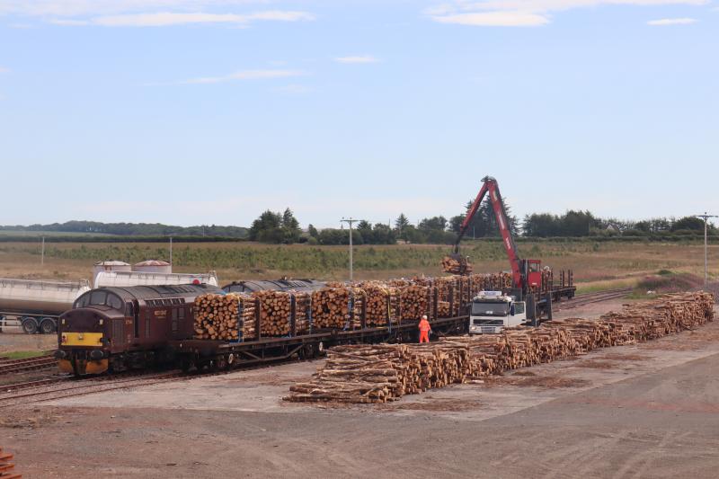 Photo of FNL Timber Trial - Loaded BTA Wagons