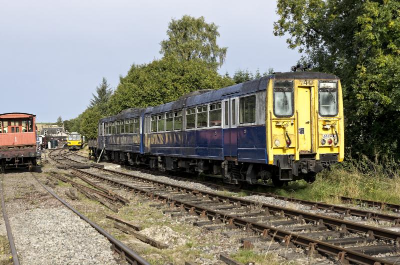 140001 AND 142022 DUFFTOWN 21.9.20.jpg: A REAL MUST VISIT RAILWAY---AND DONT MISS THEIR EXCELLENT 1940'S W'E --HOPEFULLY NEXT YEAR.
PIC TAKEN BY KIND PERMISSION OF KDR Photo of 140001 AND 142022 DUFFTOWN 21.9.20.jpg
