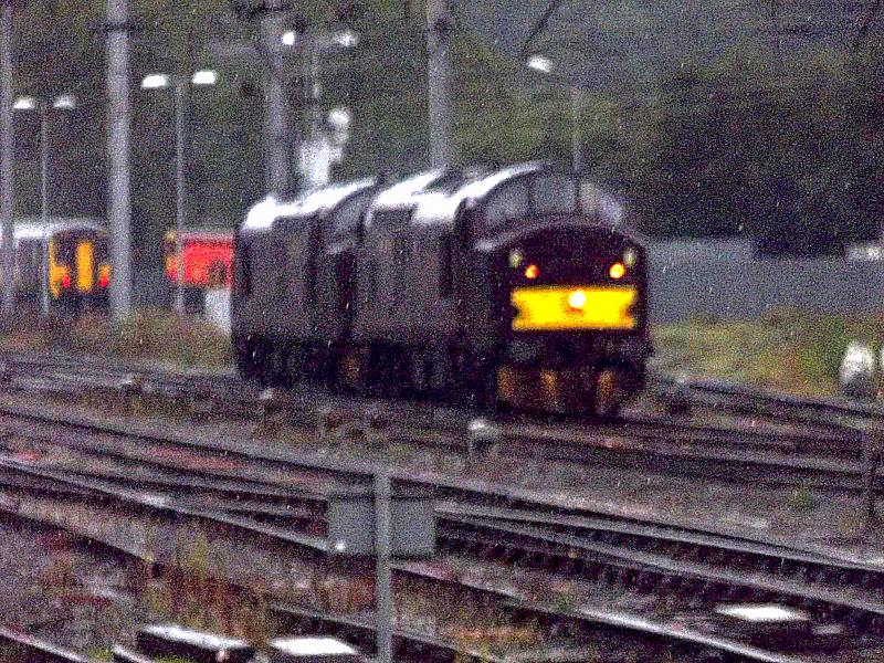 37516 at Carlsile: West Coast Railways 37516 and 37685 arrive at Carlisle with 0Z37, a light engine move from Carnforth to Stirling on 3rd October 2020. Photo of 37516 at Carlsile
