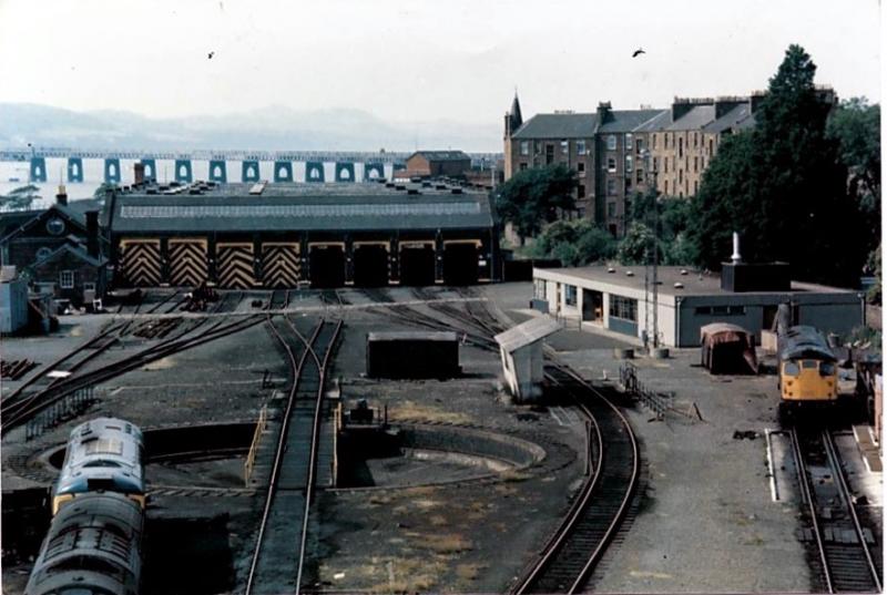 Photo of Dundee depot 1980s