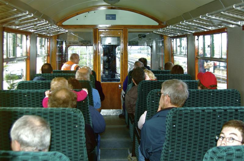 Drivers View: Class 126 Driving Coach SC51043 ready to depart Bo'Ness Station 28th September 2008. Photo of Drivers View