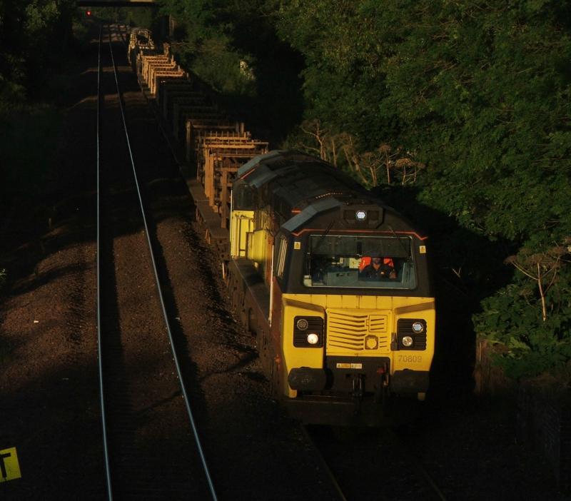 70809: 70809 with Millerhill-somewhere Photo of 70809
