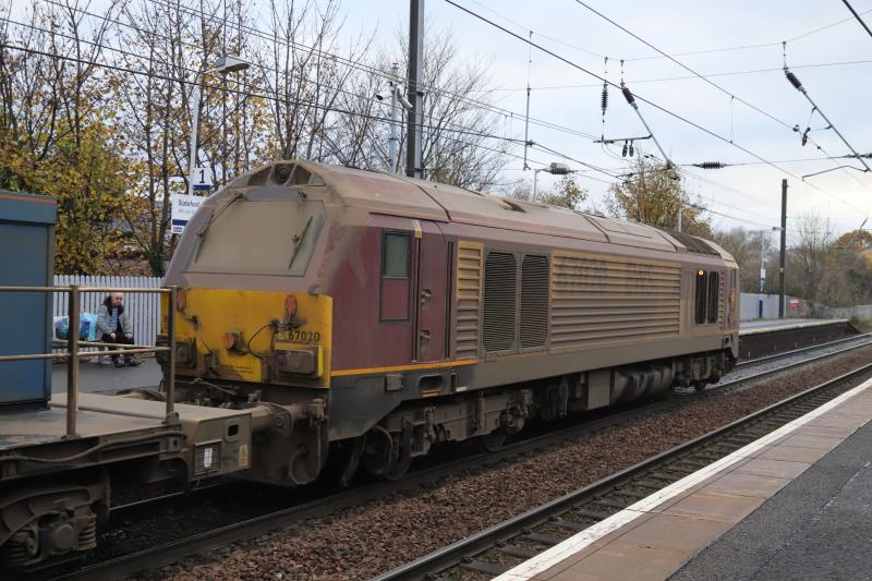 67020 non camera cab end: 67020 non camera cab end not as dirty as the cab on 67012 on 10/11/2020 Photo of 67020 non camera cab end