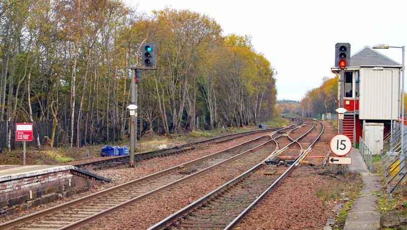 Barrhead lineside Clearance Pre-Electrification: Nov 2020 & a great deal of clearance work has been carried out with better views Photo of Barrhead lineside Clearance Pre-Electrification
